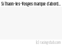 Si Thaon-les-Vosges marque d'abord - 2024/2025 - Tous les matchs